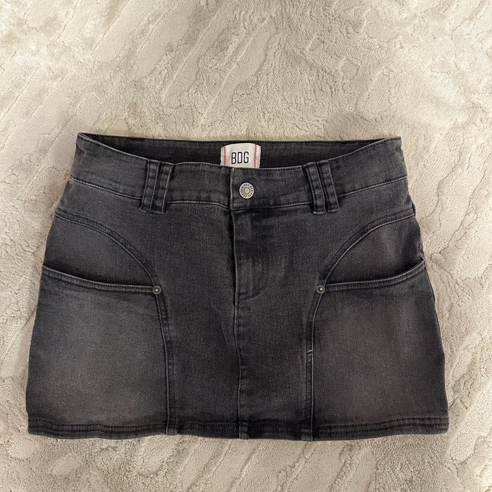 BDG Women's Black Denim Skirt